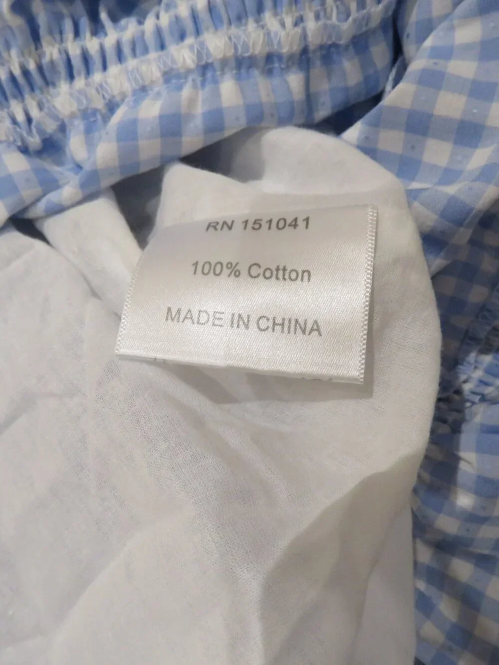 O.P.T Daphne Gingham Smocked Tiered Midi Dress Medium Trad Wife Cottagecore - Picture 16 of 16